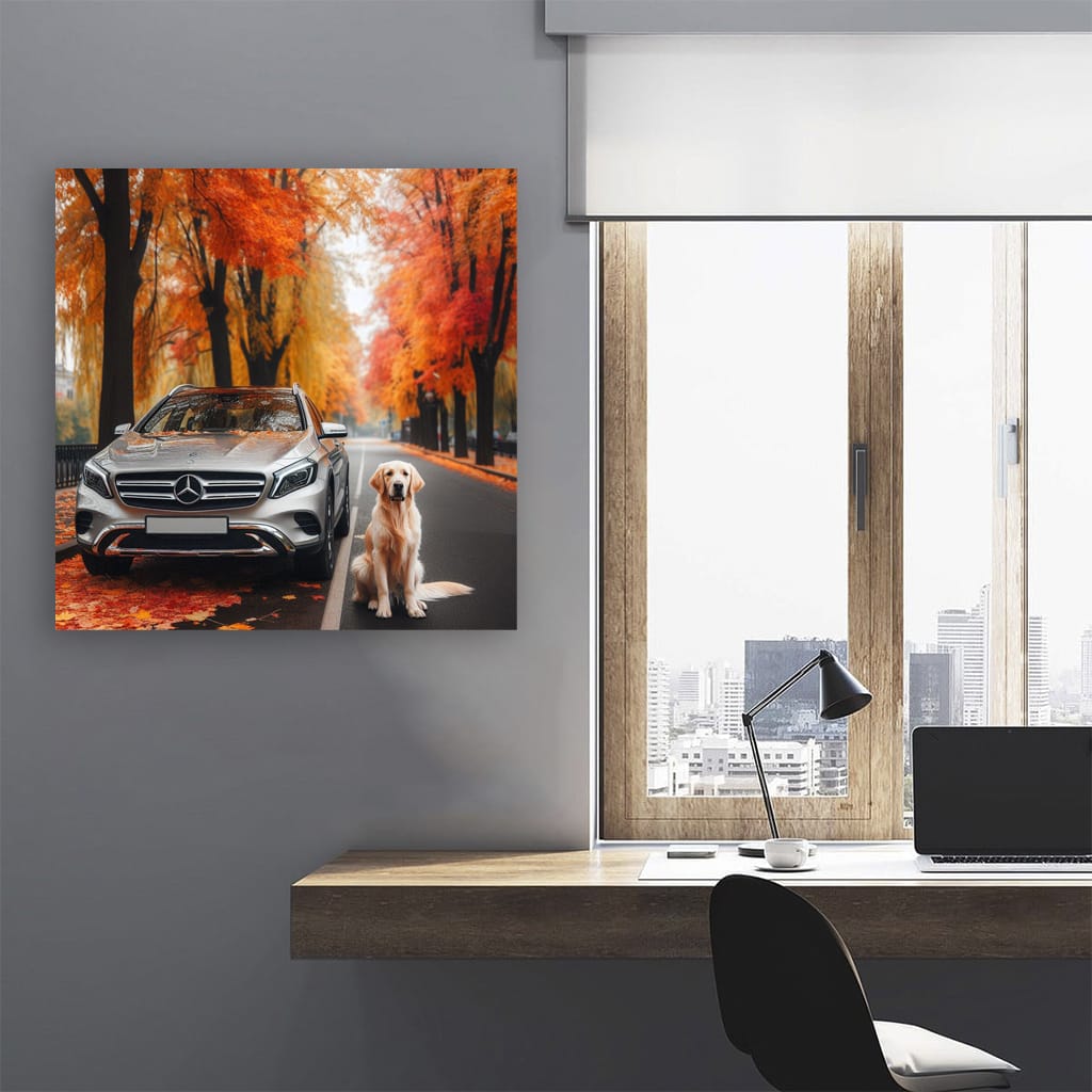 Mercedesbenz Gla Road Wall Art