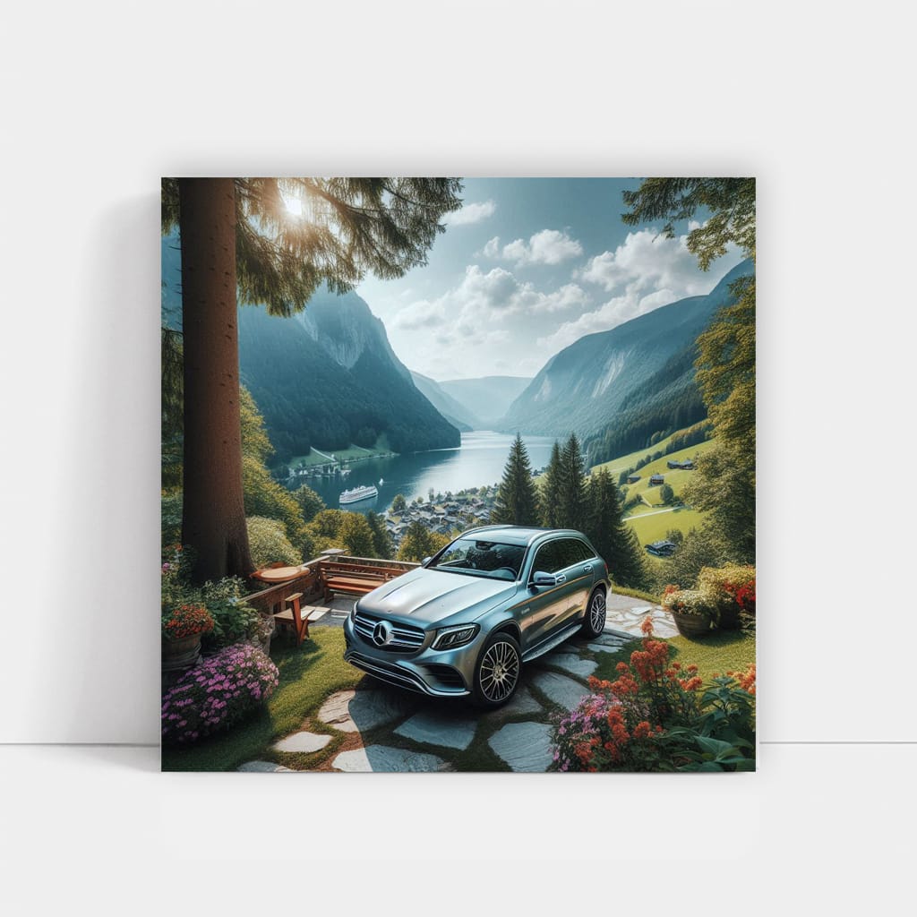Mercedes-Benz GLC in Scenic Valley - Luxury Meets Adventure
