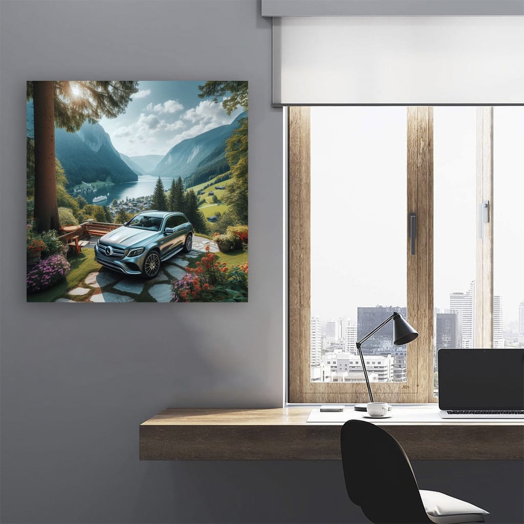 Mercedes-Benz GLC in Scenic Valley - Luxury Meets Adventure