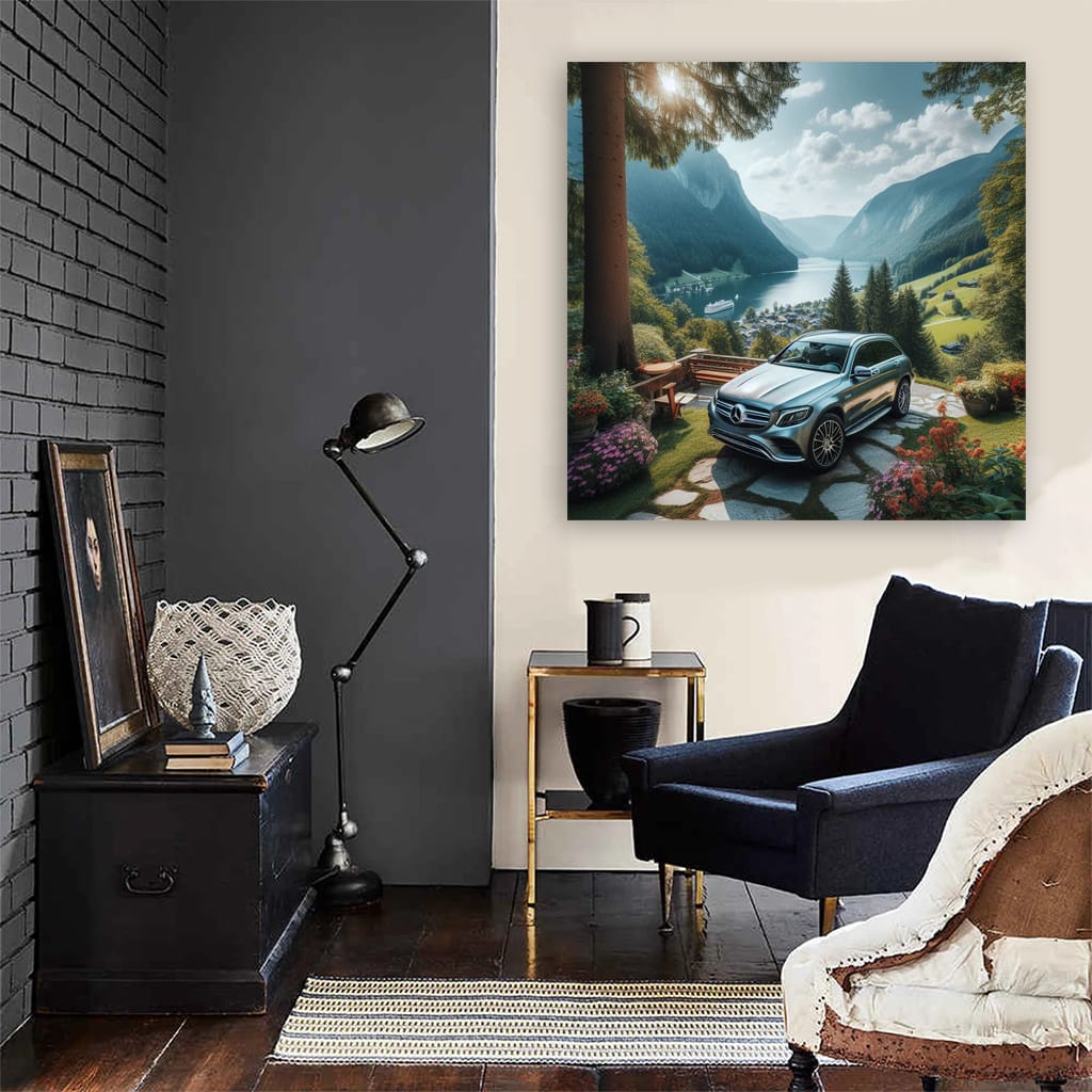 Mercedes-Benz GLC in Scenic Valley - Luxury Meets Adventure