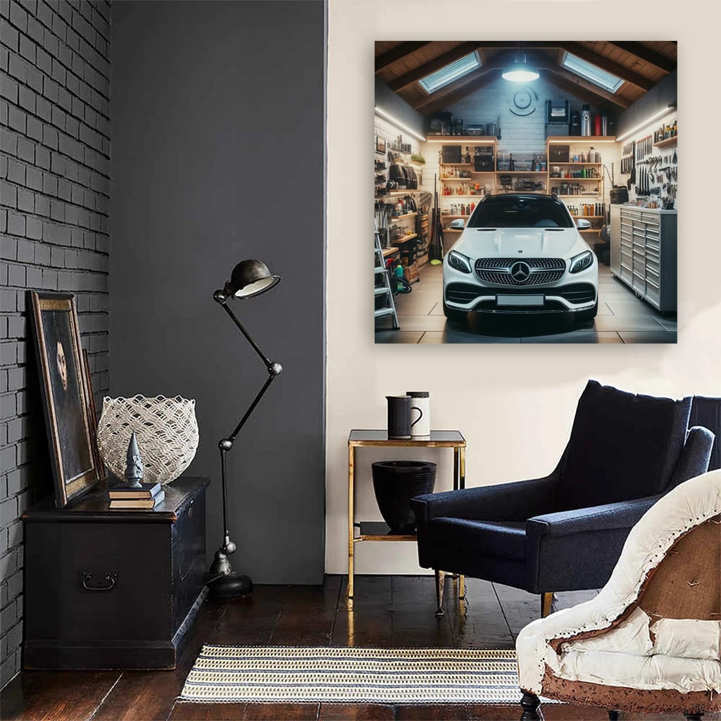 Mercedes-Benz GLE in Garage - Luxury and Performance