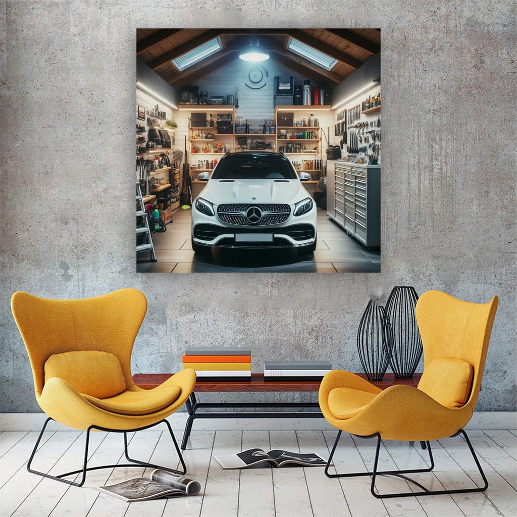 Mercedes-Benz GLE in Garage - Luxury and Performance