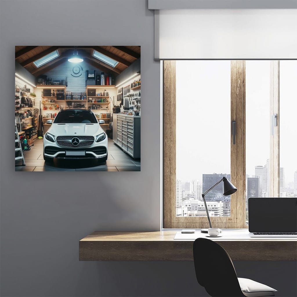 Mercedes-Benz GLE in Garage - Luxury and Performance