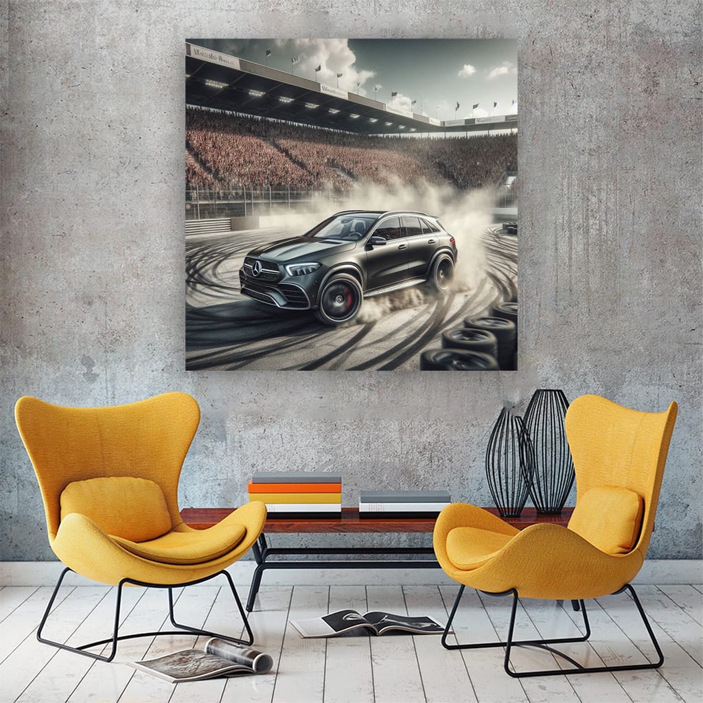 Mercedesbenz Gle Race Ring Wall Art