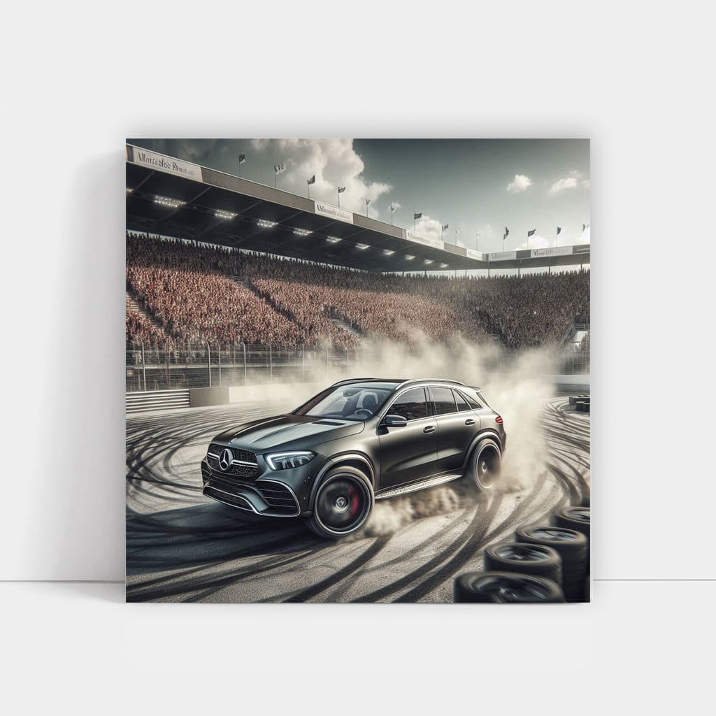 Mercedes-Benz GLE Racing on Track - Power and Prestige