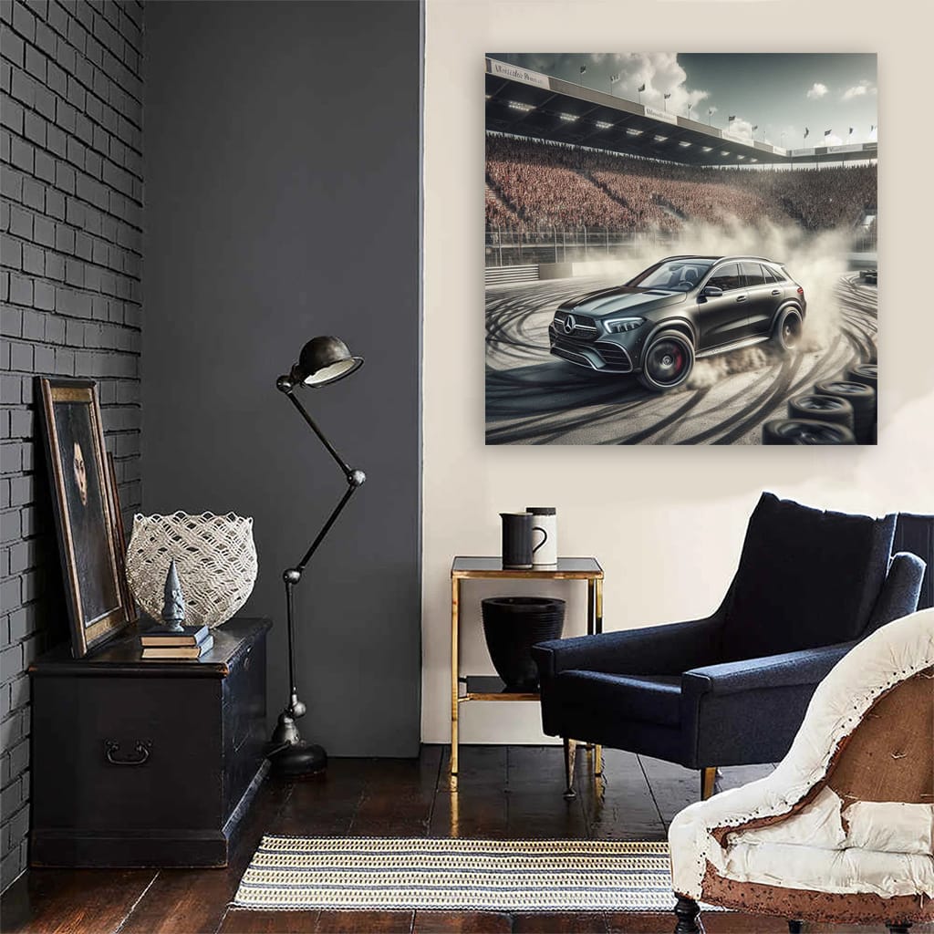 Mercedesbenz Gle Race Ring Wall Art