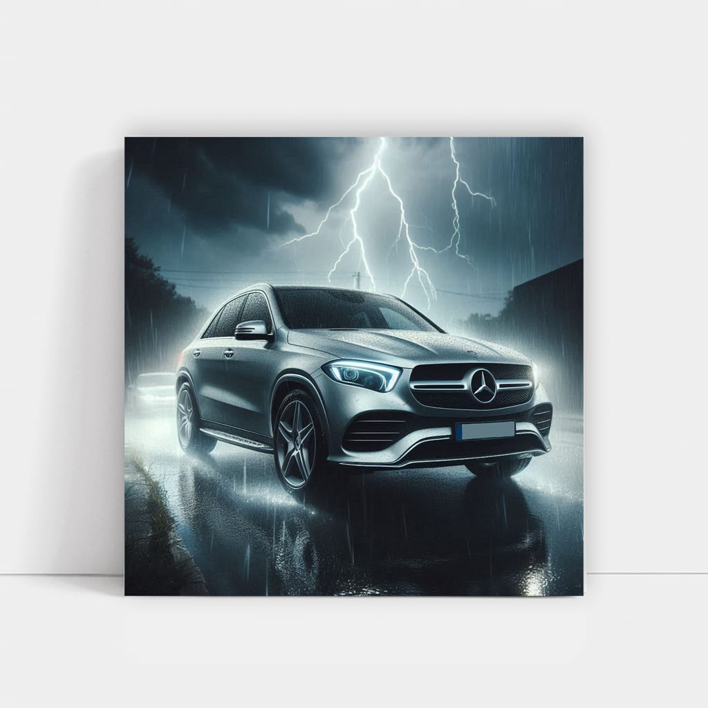 Mercedesbenz Gle Thunderstorm Wall Art