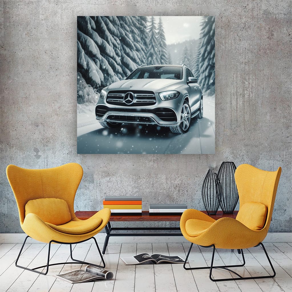 Mercedesbenz Gle Wint Wall Art