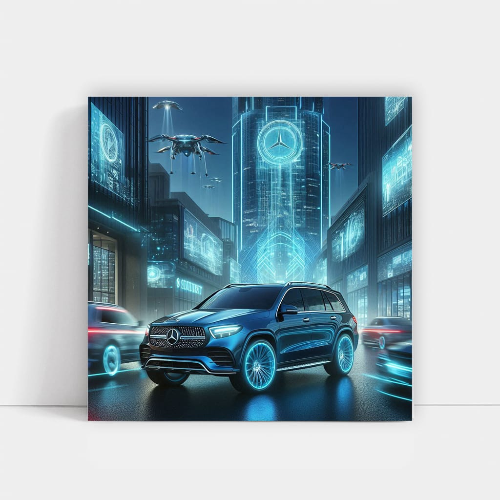 Mercedes-Benz GLS Neon - Bold Elegance in Motion