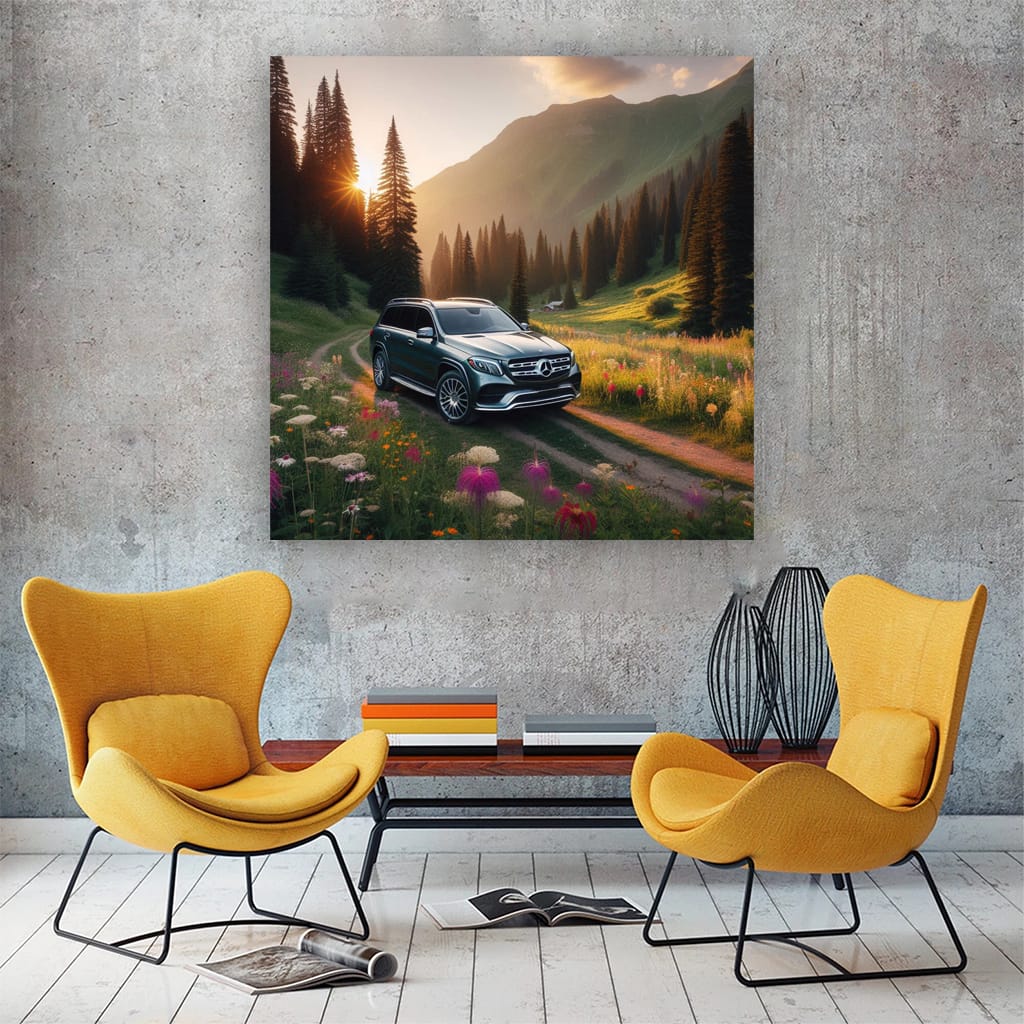 Mercedesbenz Gls Vall Wall Art