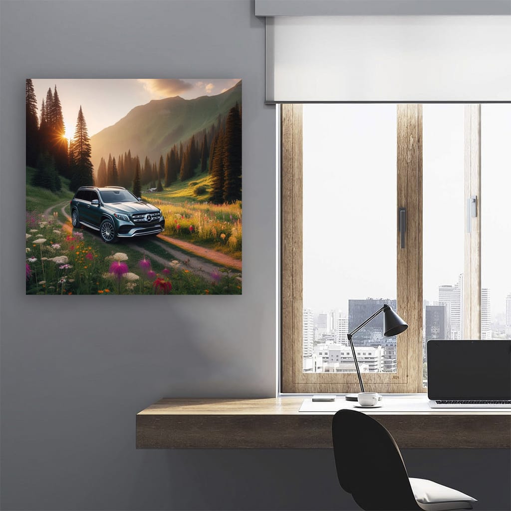 Mercedesbenz Gls Vall Wall Art