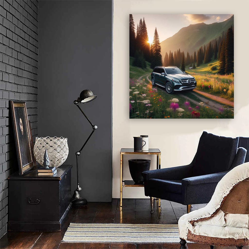 Mercedesbenz Gls Vall Wall Art