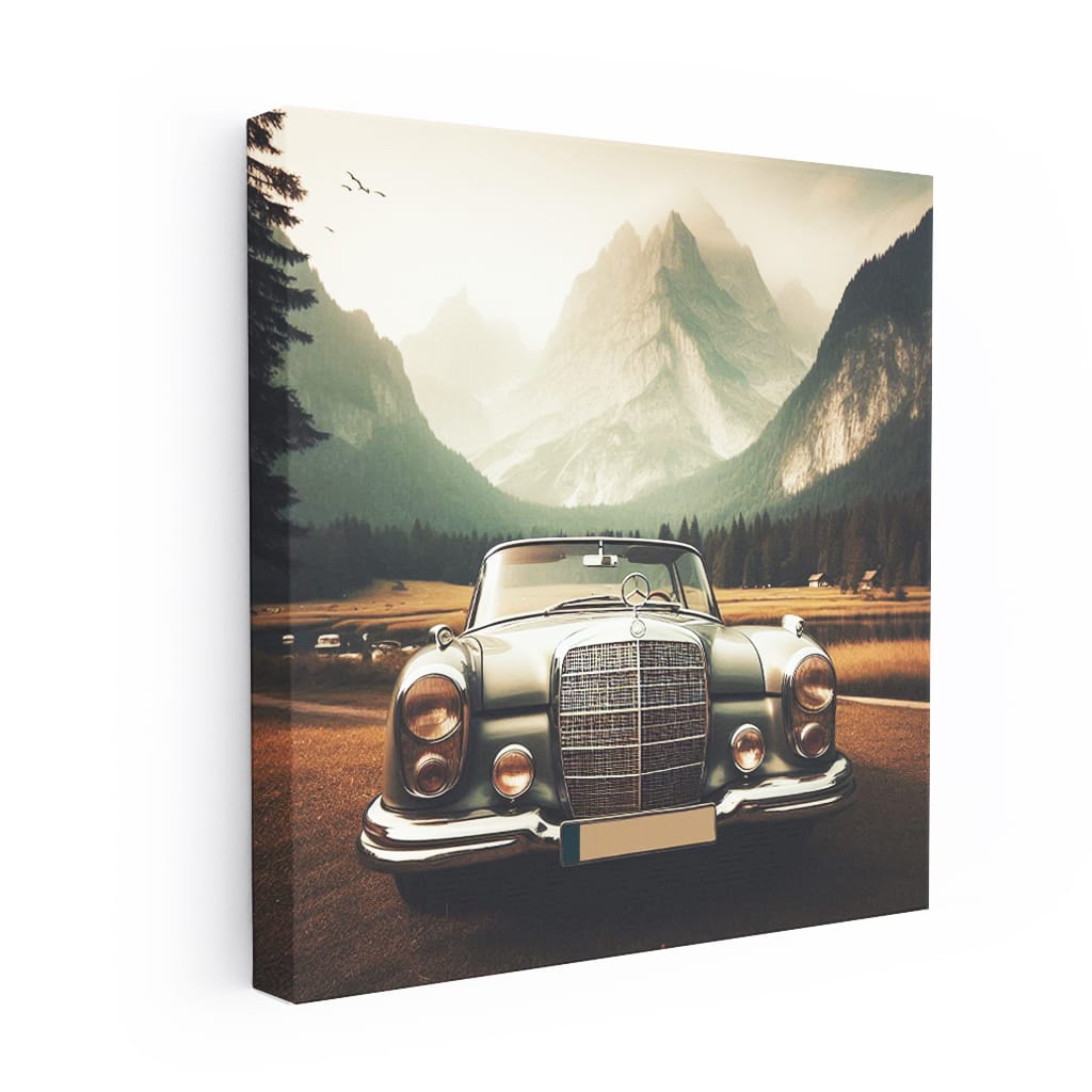 Mercedesbenz Old Retro National Park Wall Art