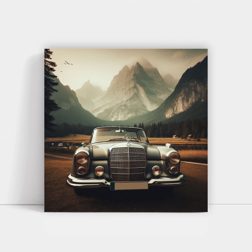 Mercedesbenz Old Retro National Park Wall Art