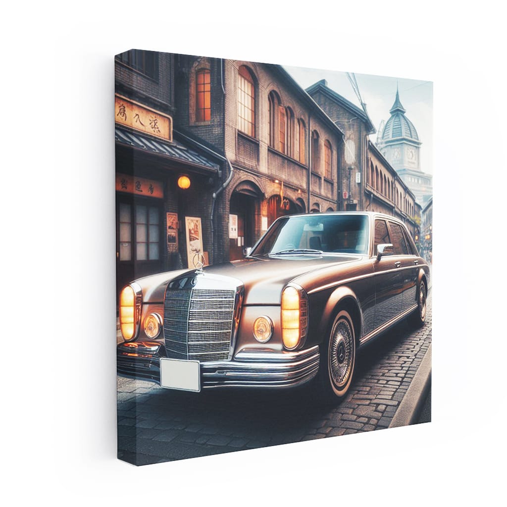 Mercedesbenz Sclass Old Tokyo Jap Wall Art