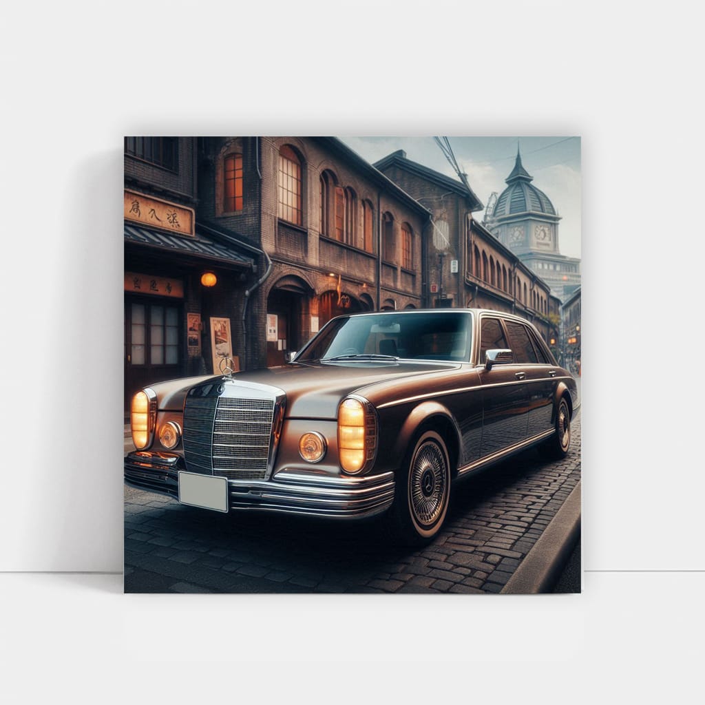 Mercedesbenz Sclass Old Tokyo Jap Wall Art