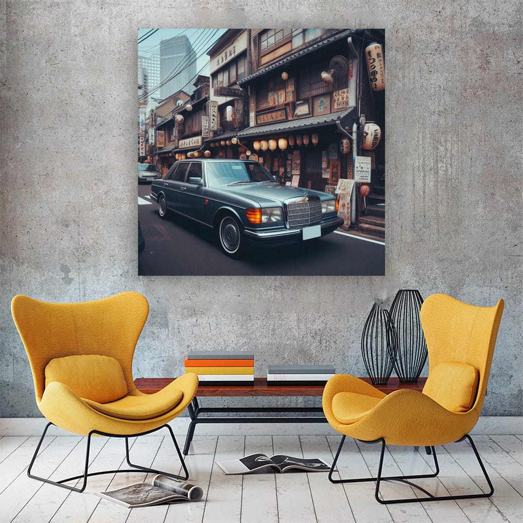 Mercedesbenz Sclass Old Tokyo Japan Wall Art