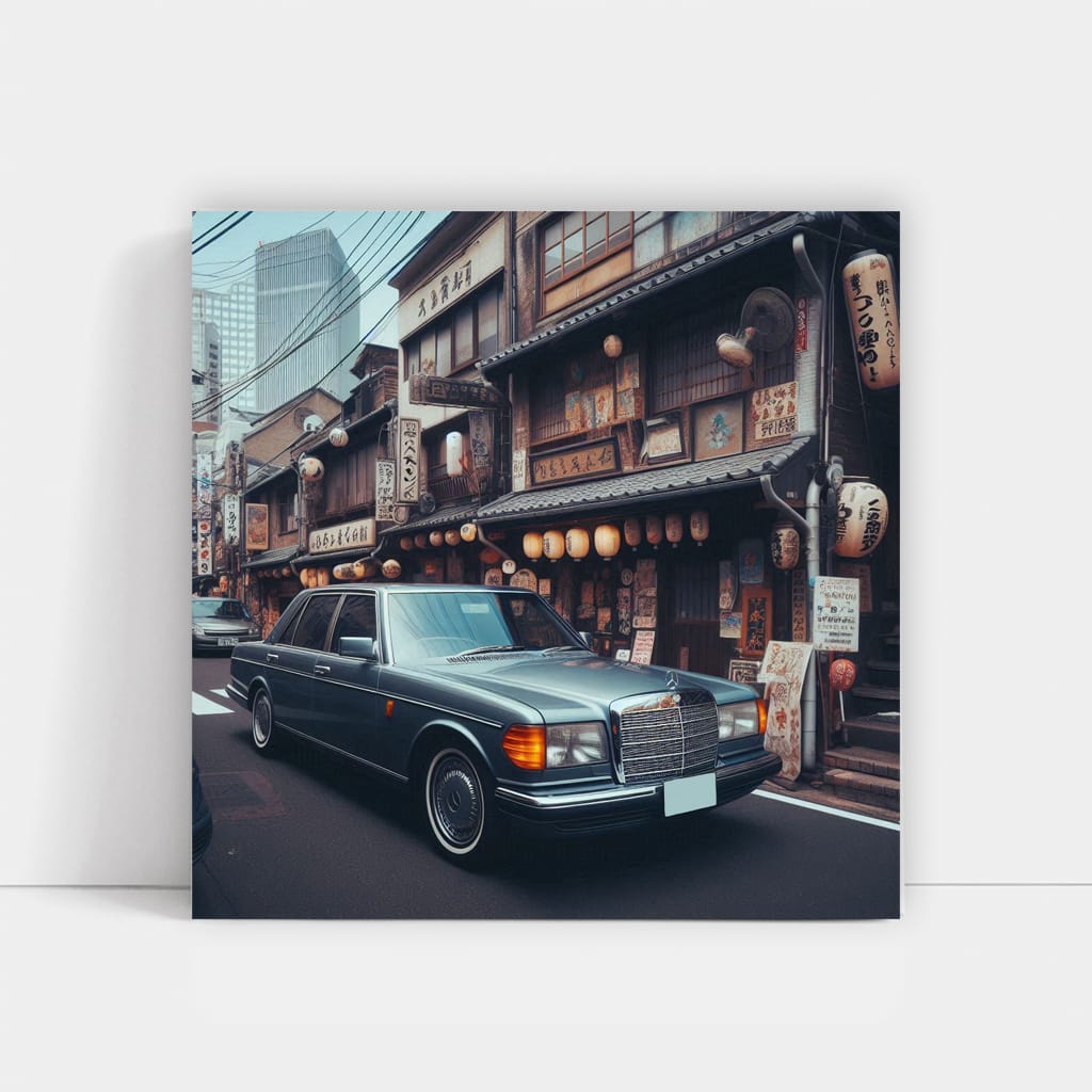 Mercedesbenz Sclass Old Tokyo Japan Wall Art