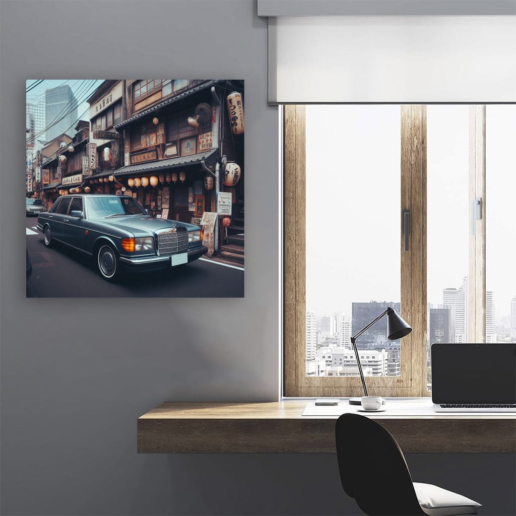 Mercedesbenz Sclass Old Tokyo Japan Wall Art