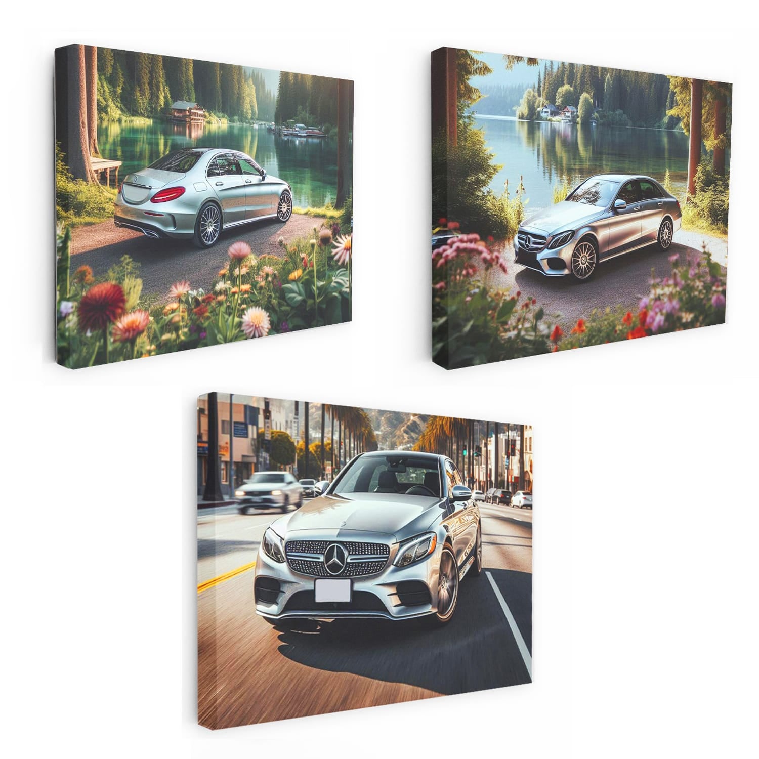 Mercedes C Class Set of 3