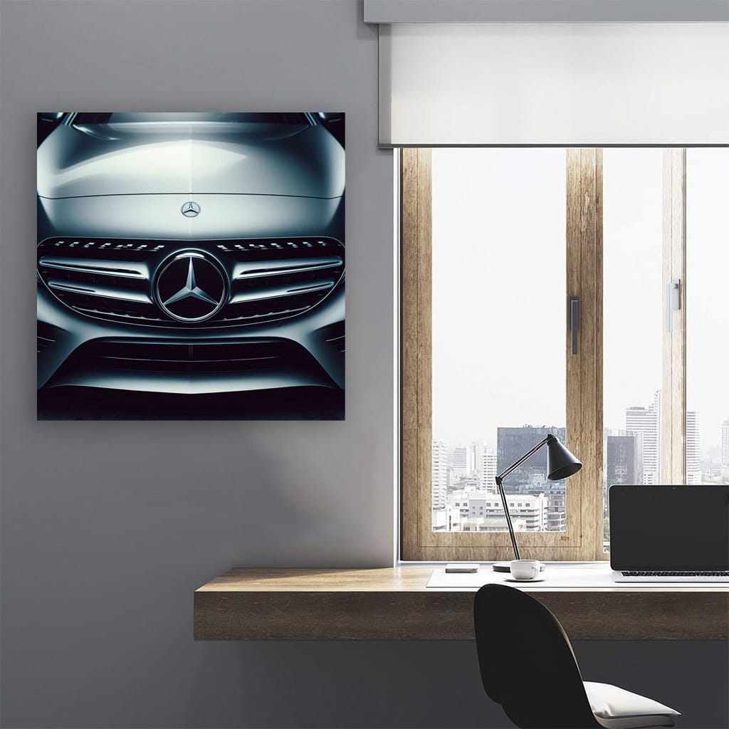 Mercedes C Class Hood Wall Art