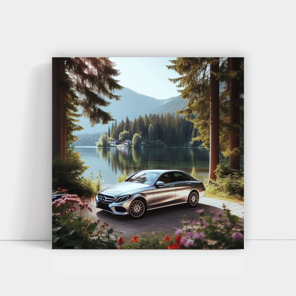 Mercedes C Class La Wall Art