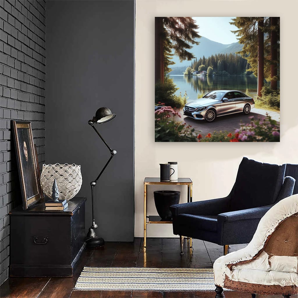 Mercedes C Class La Wall Art