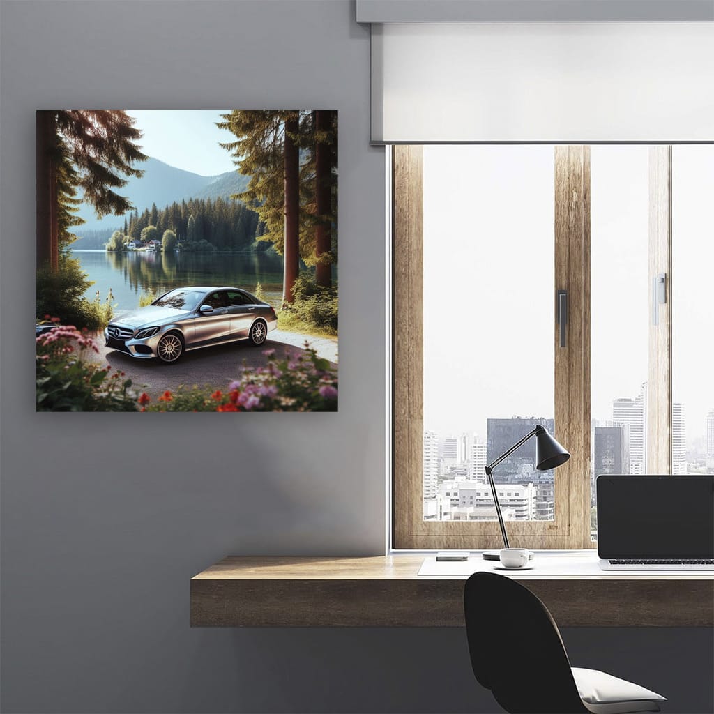 Mercedes C Class La Wall Art