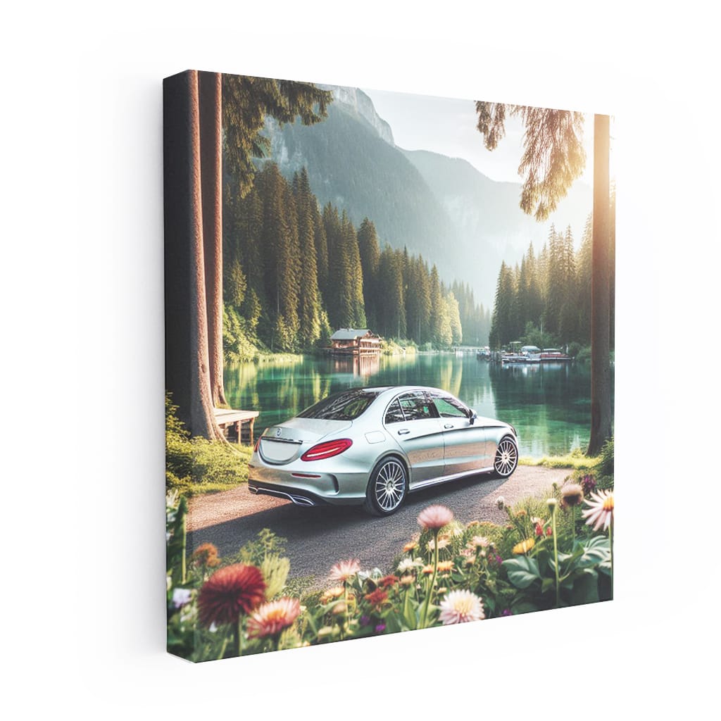 Mercedes C Class Lake Wall Art