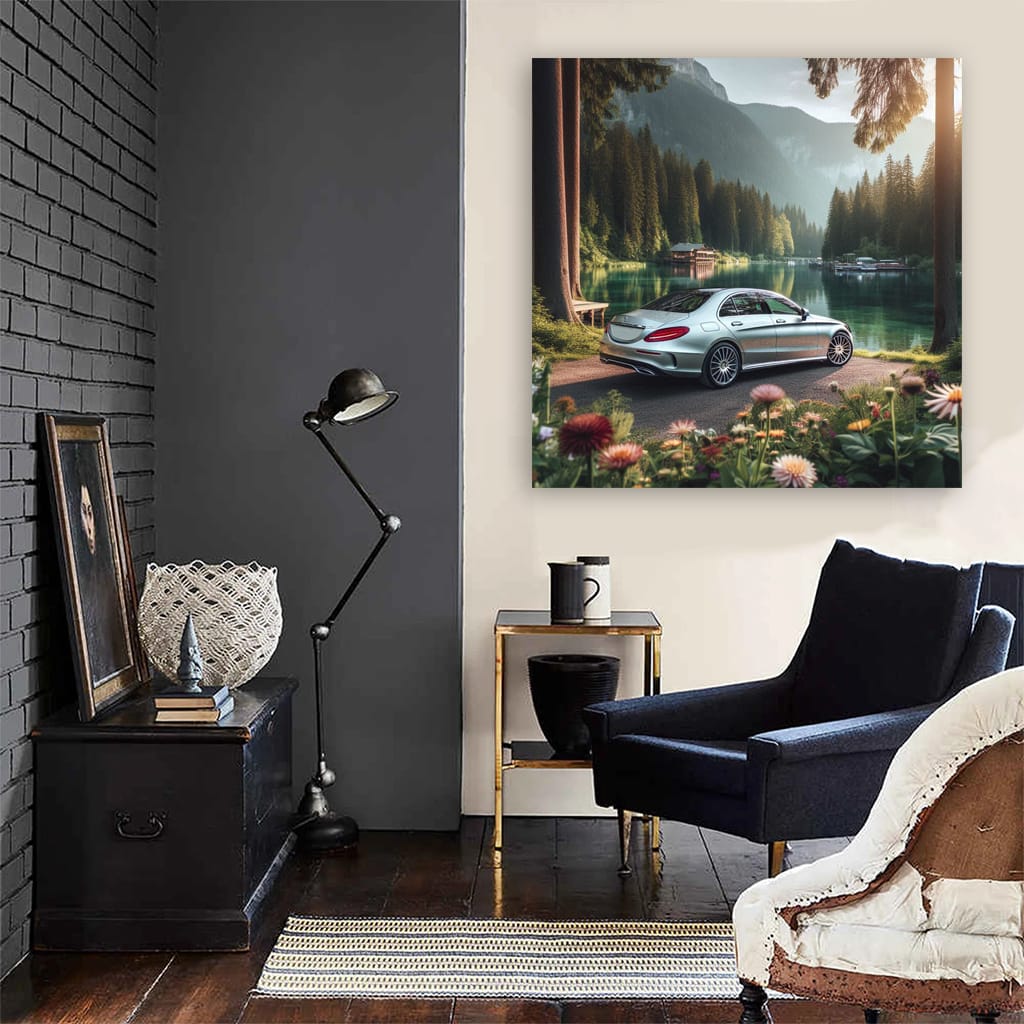 Mercedes C Class Lake Wall Art