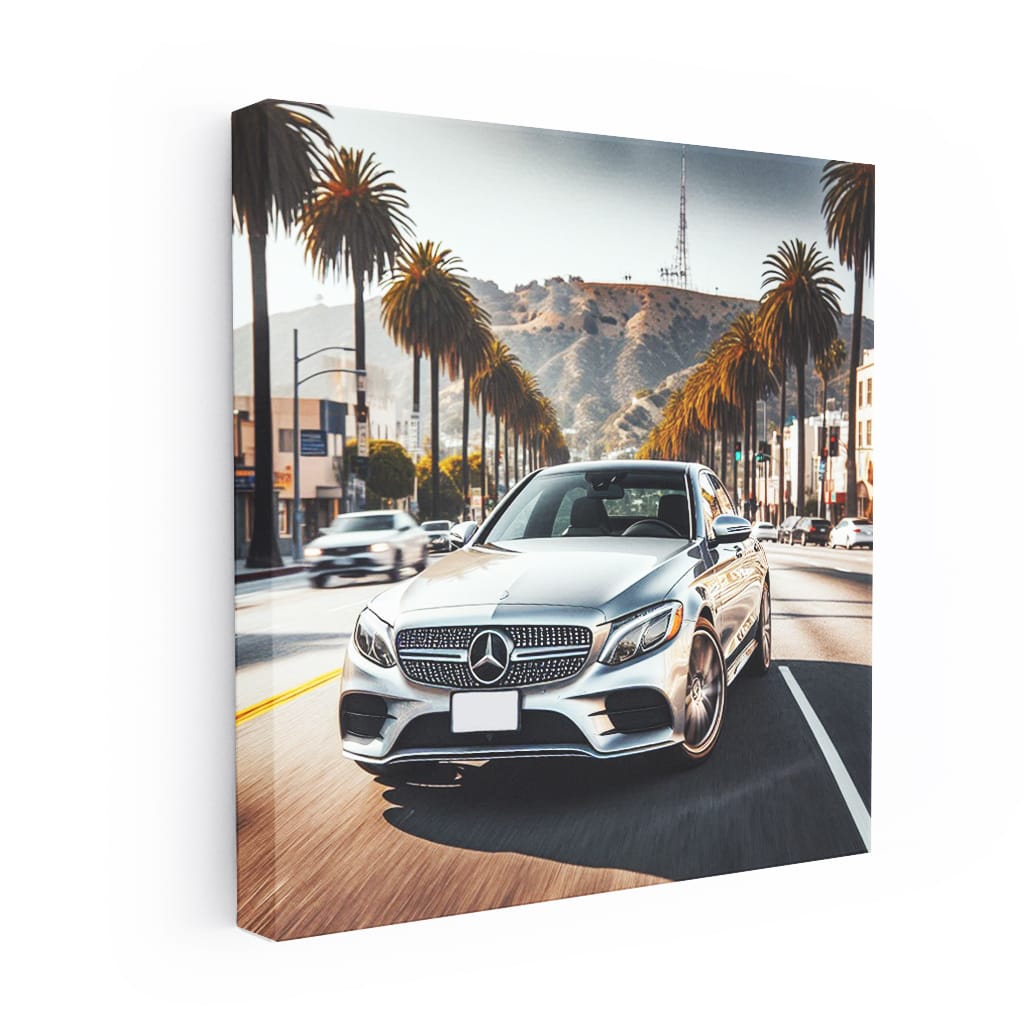 Mercedes C Class Los Angeles Wall Art