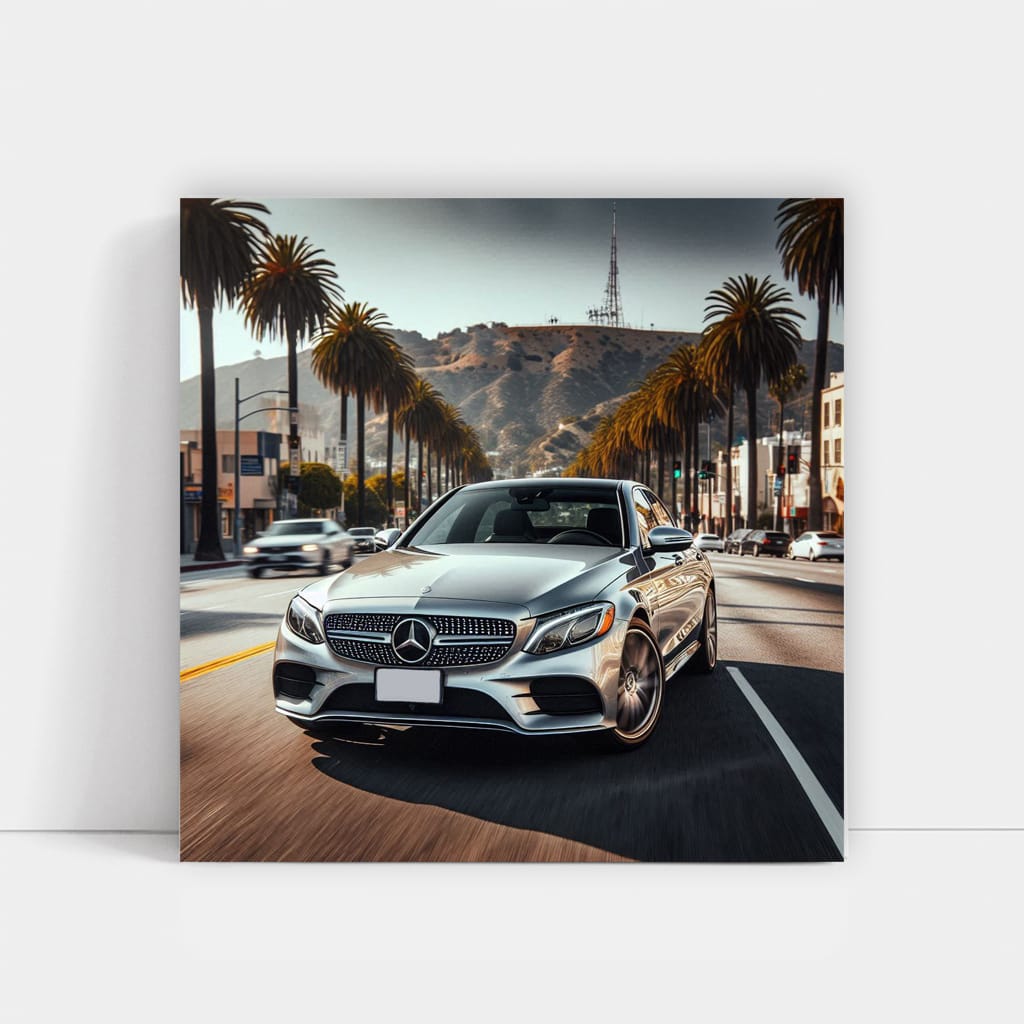 Mercedes C Class Los Angeles Wall Art