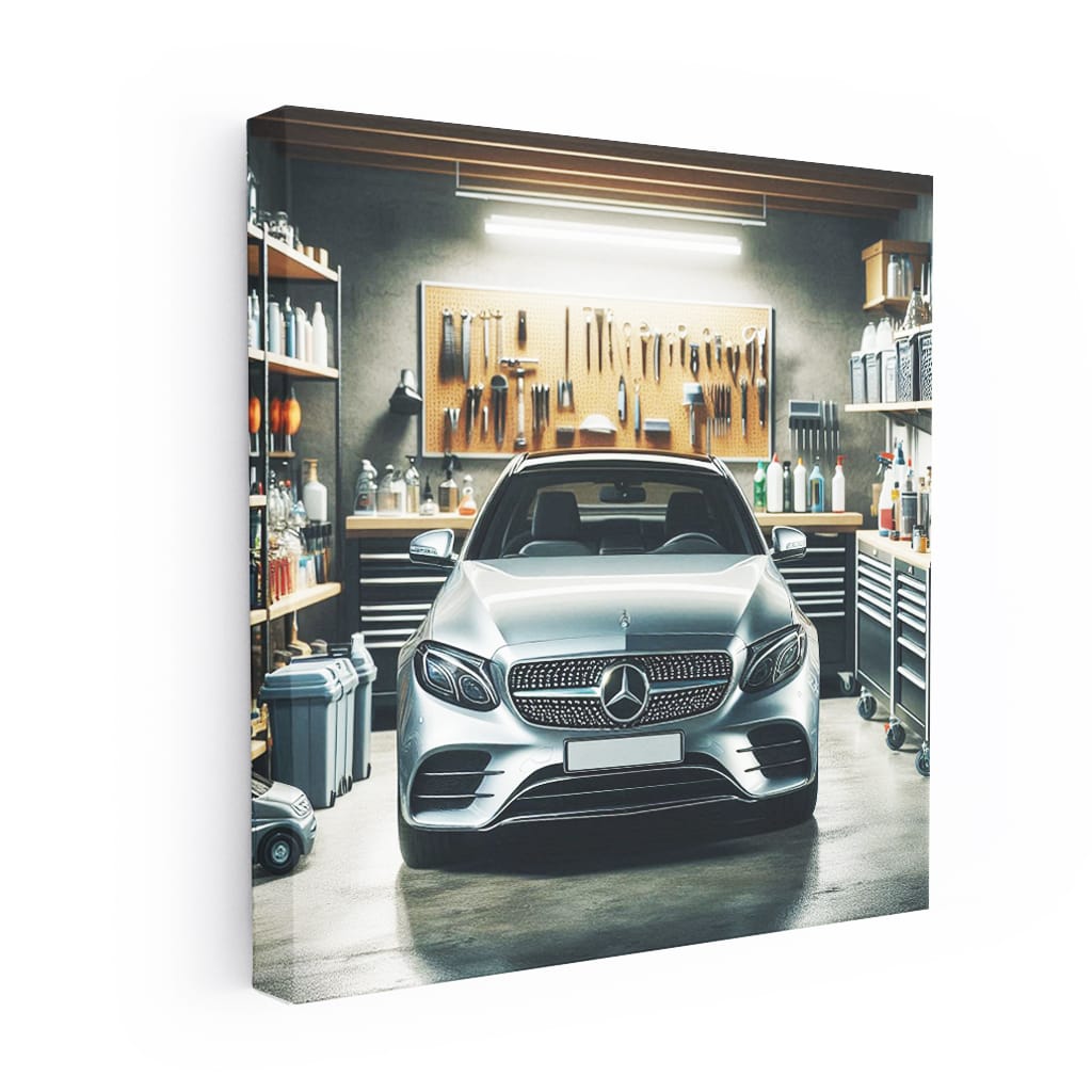 Mercedes E Class Garage Wall Art