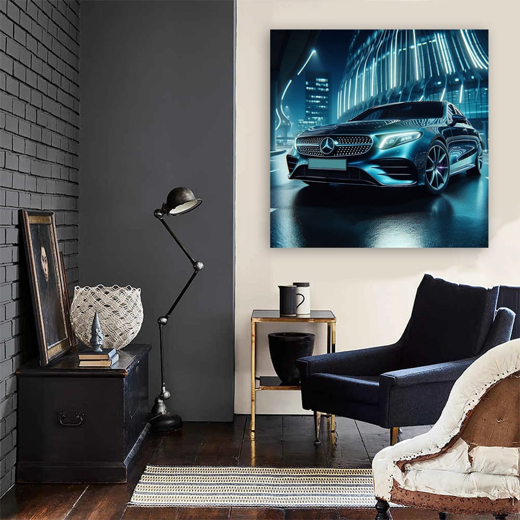 Mercedes E Class Neon - Sleek Elegance in Motion