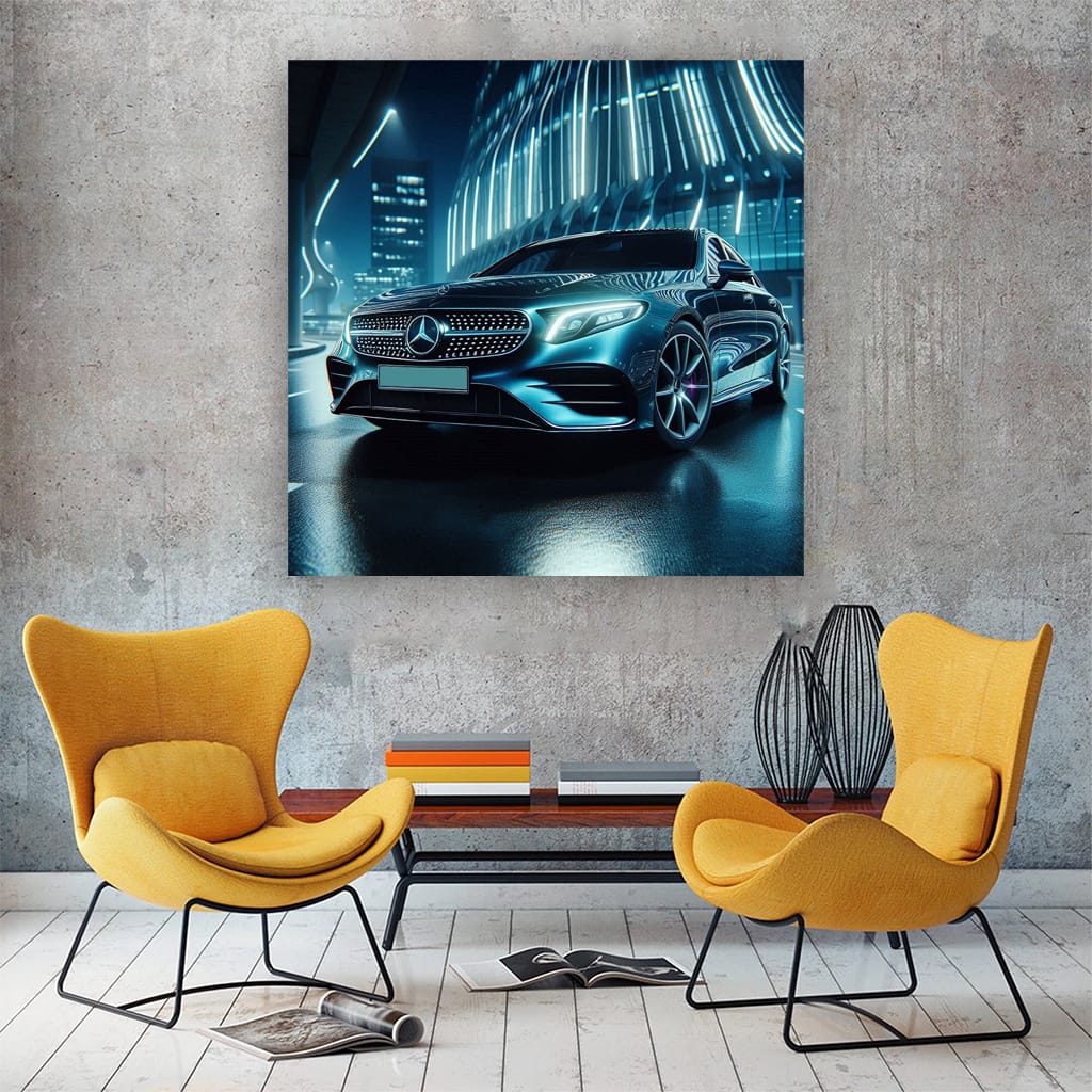 Mercedes E Class Neon - Sleek Elegance in Motion