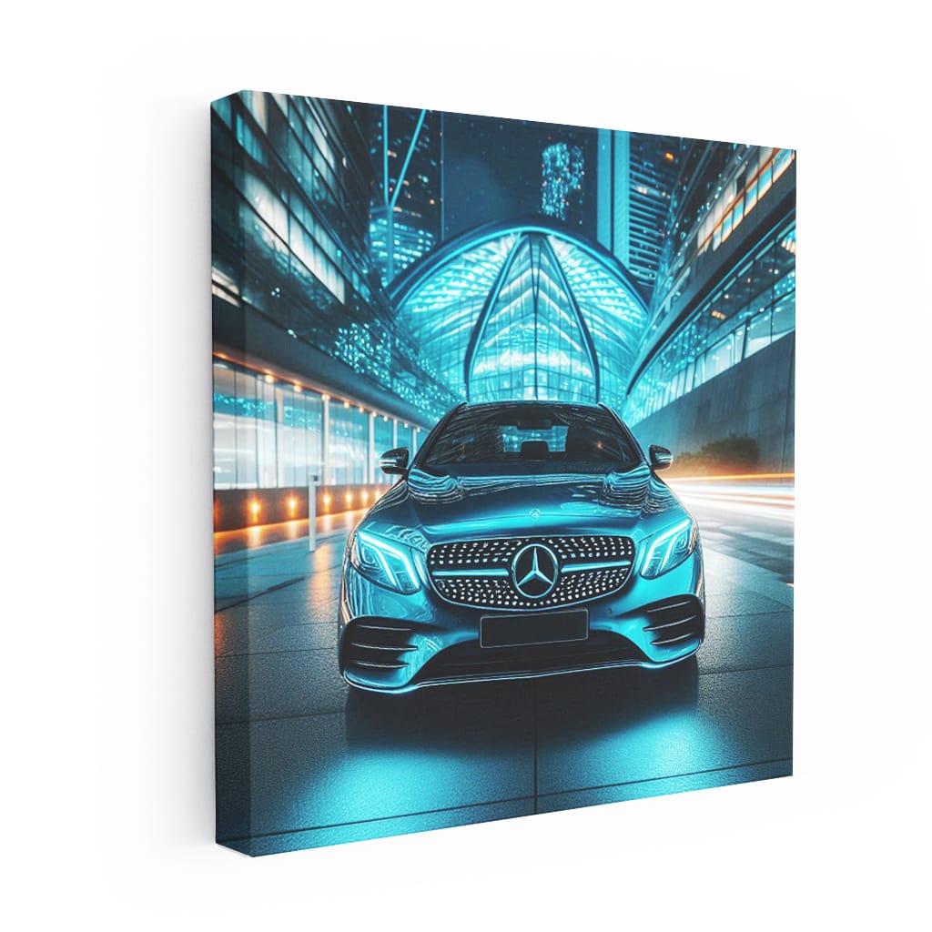 Mercedes E Class Neon Wall Art