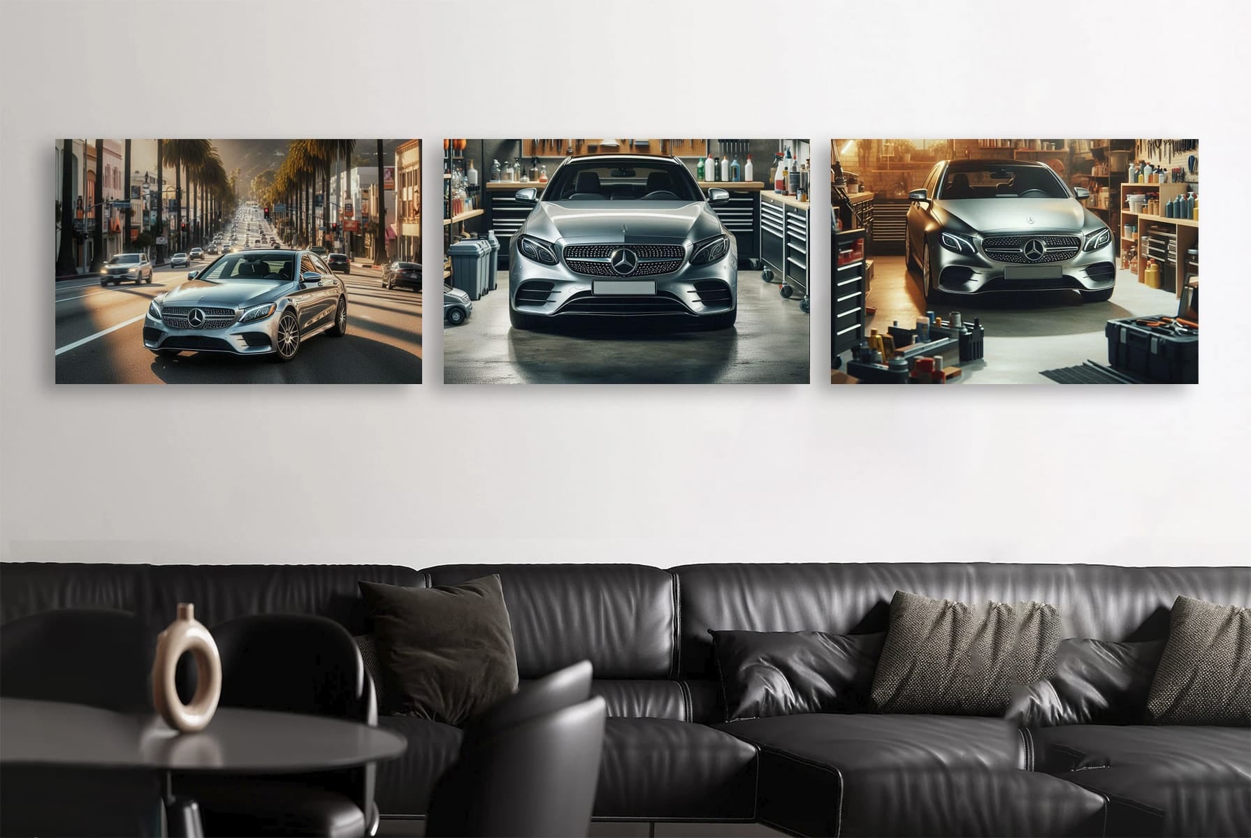 Mercedes Grey Set of 3