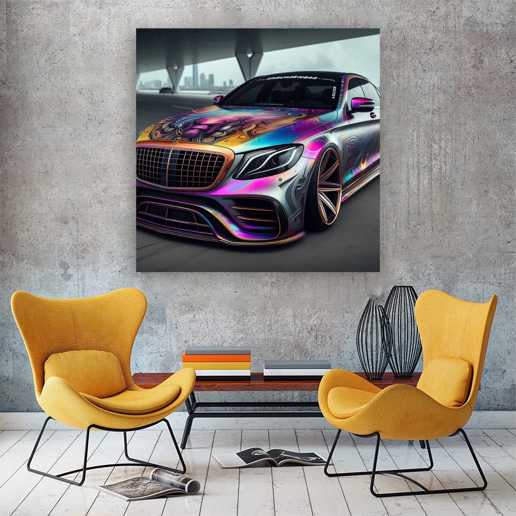 Mercedes S Class Paint Wall Art