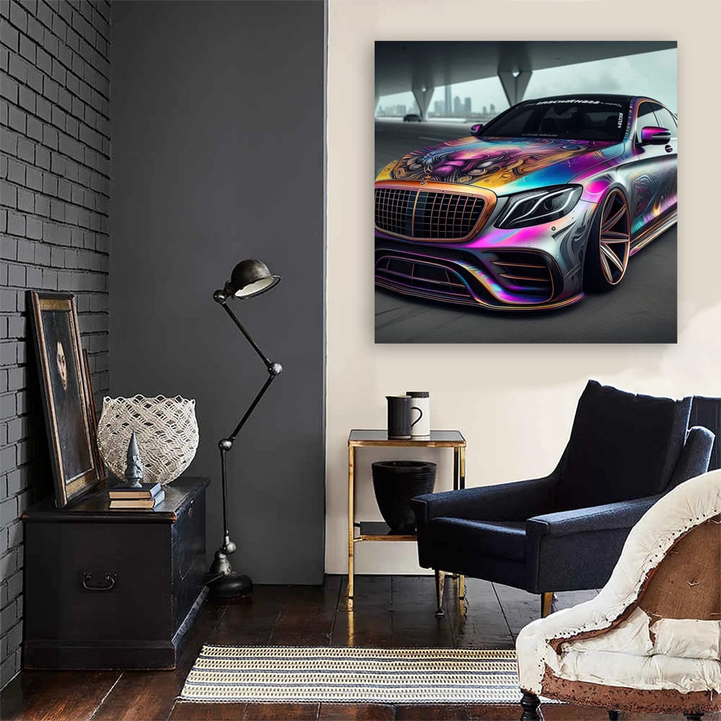 Mercedes S Class Paint Wall Art