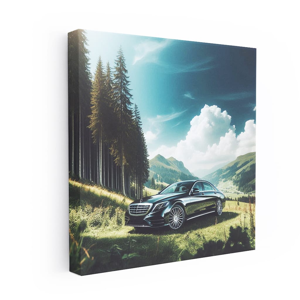 Mercedes S Class Valley Wall Art