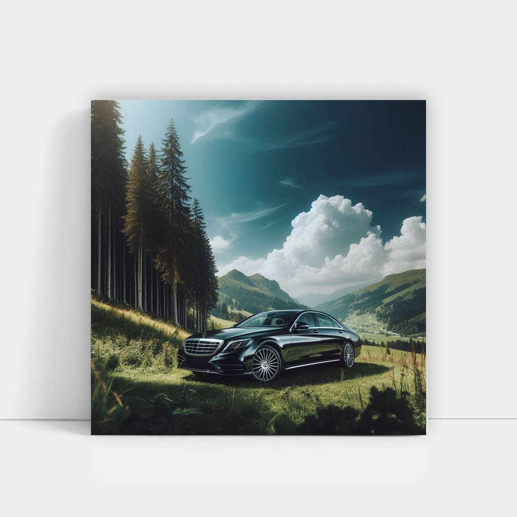 Mercedes S Class Valley Wall Art