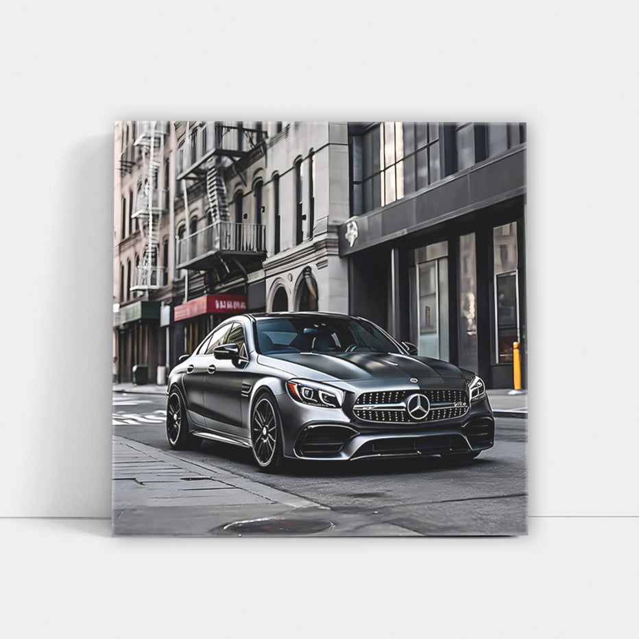 Sleek Mercedes AMG C63 Black in NYC - Power Meets Elegance