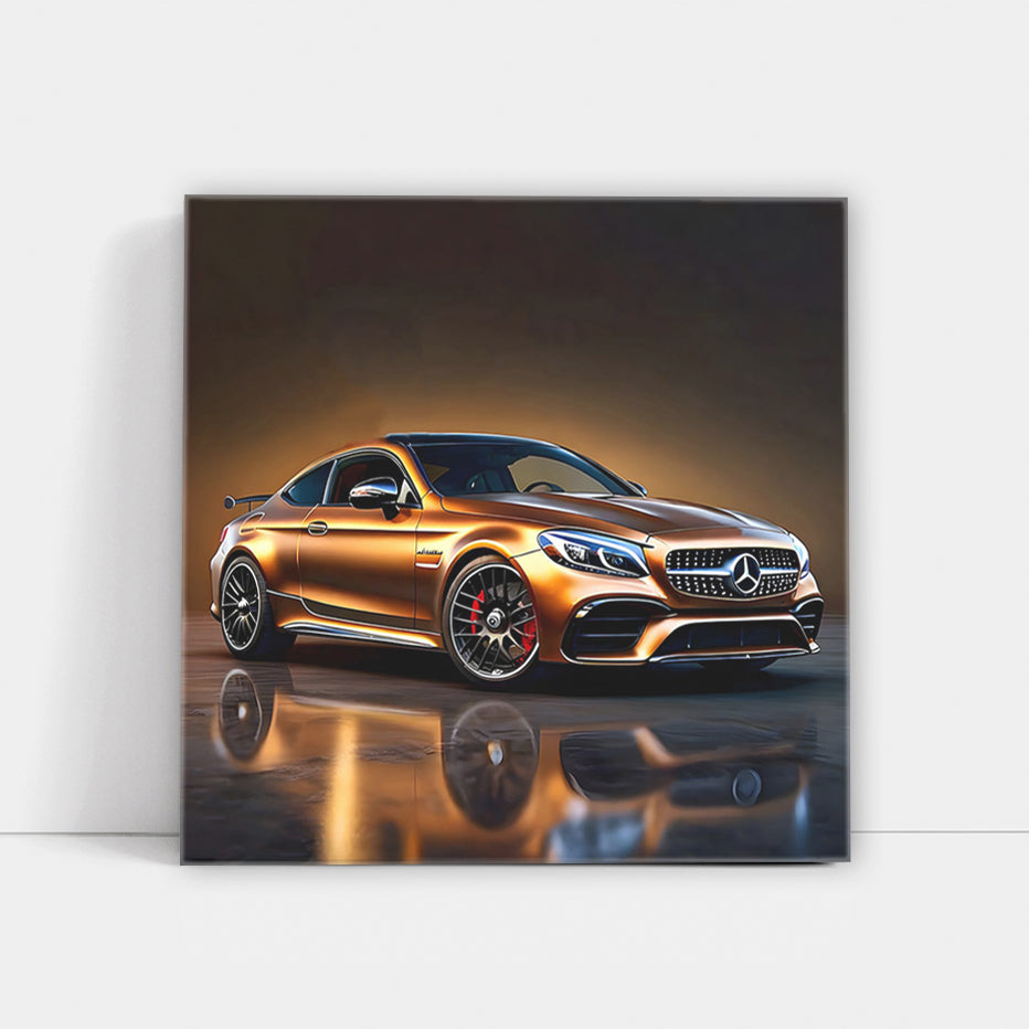 Mercedes AMG C63 in Brown - Blend of Power and Elegance