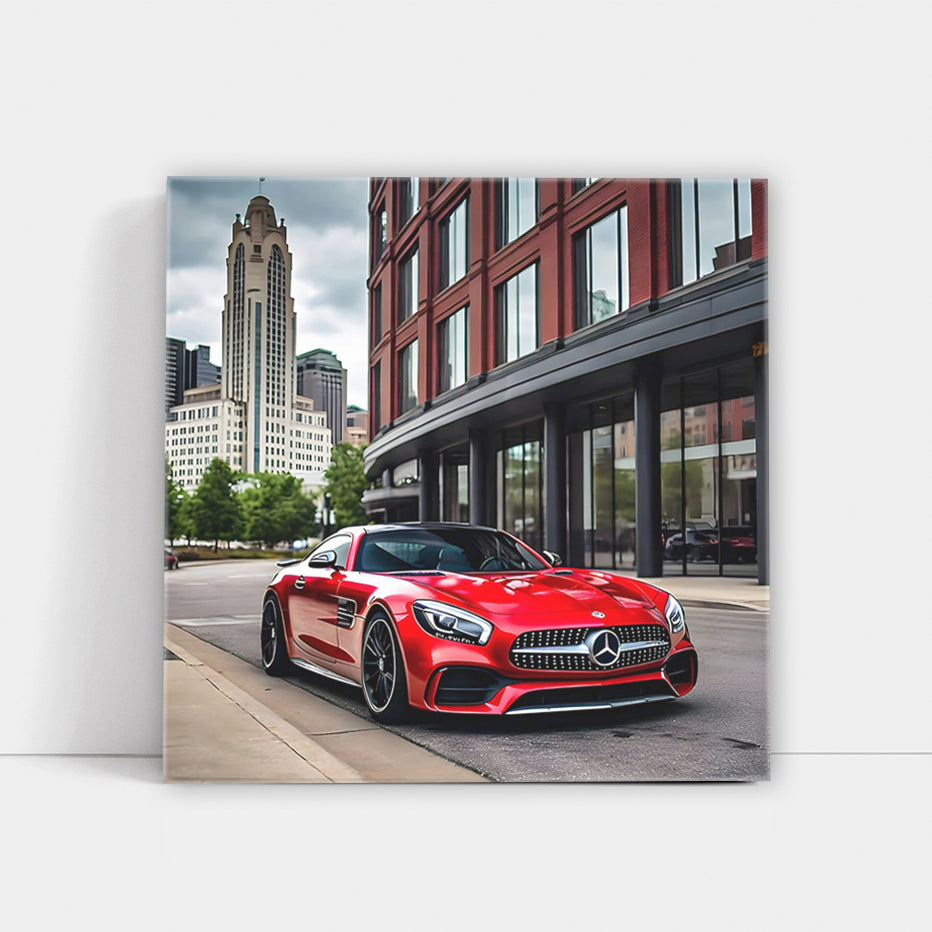 Red Mercedes AMG GT in Columbus, OH - Exhilarating Power
