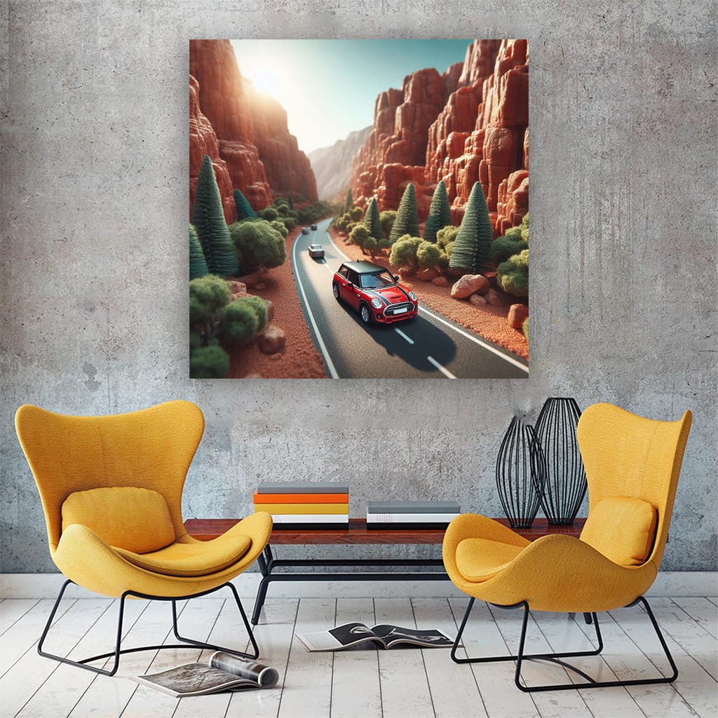 Mini Clubman Cany Wall Art