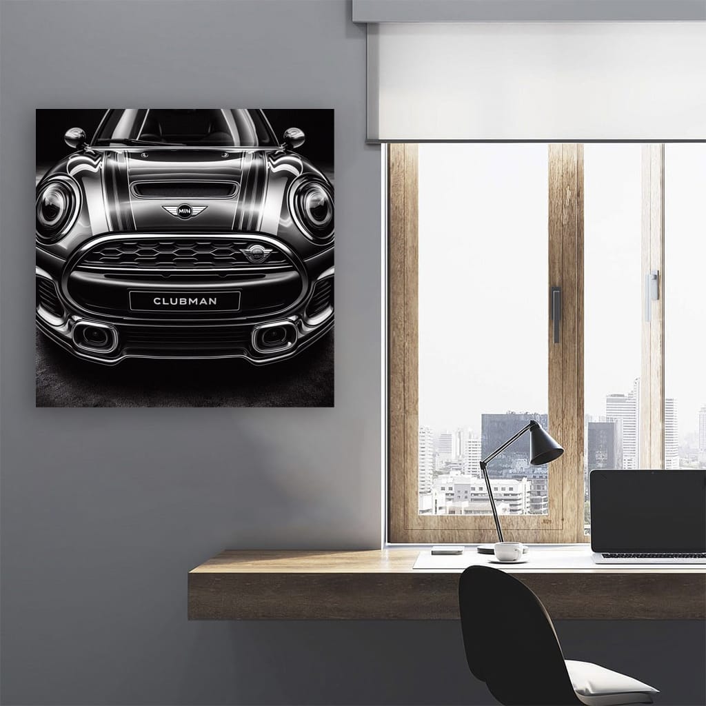 Mini Clubman Ho Wall Art