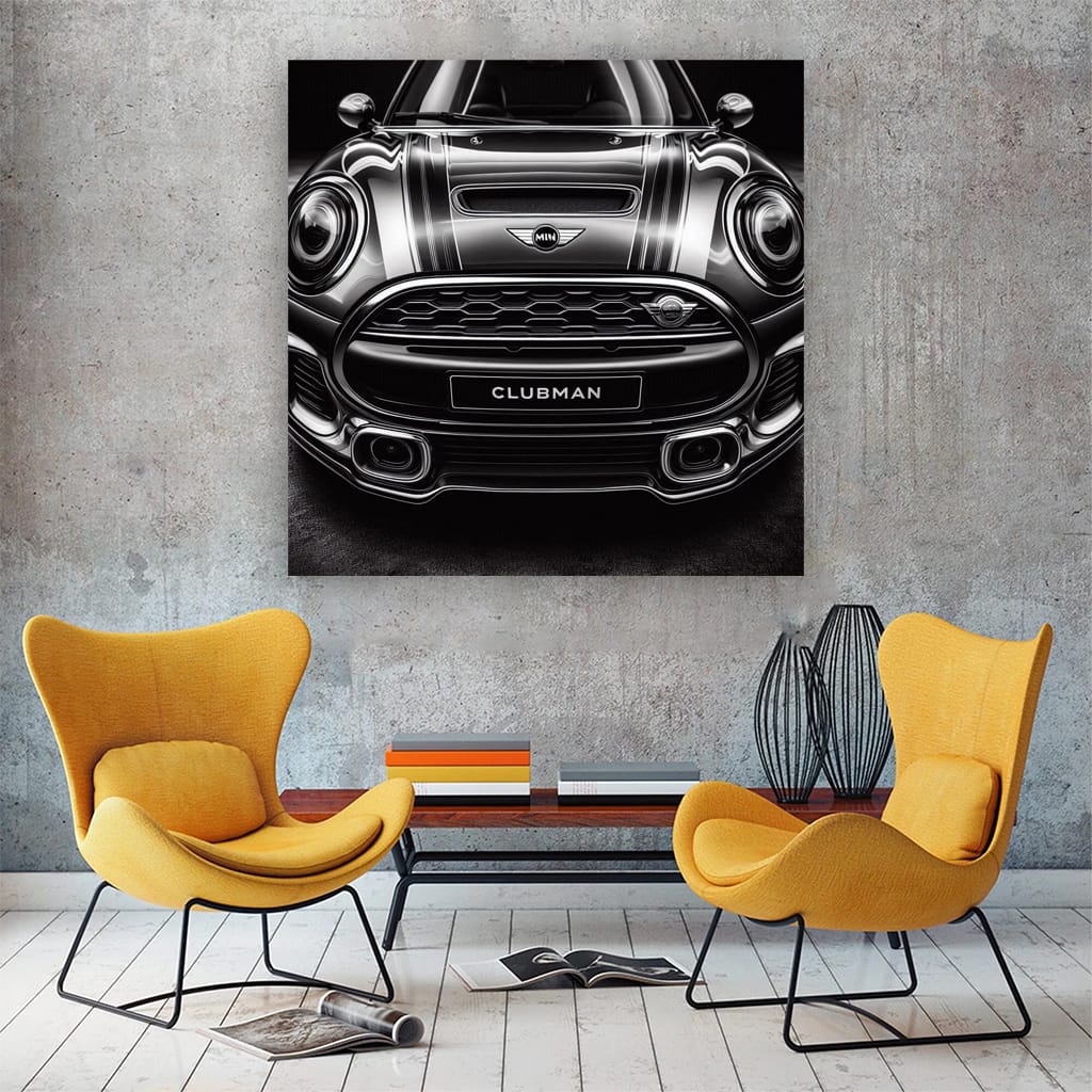 Mini Clubman Ho Wall Art