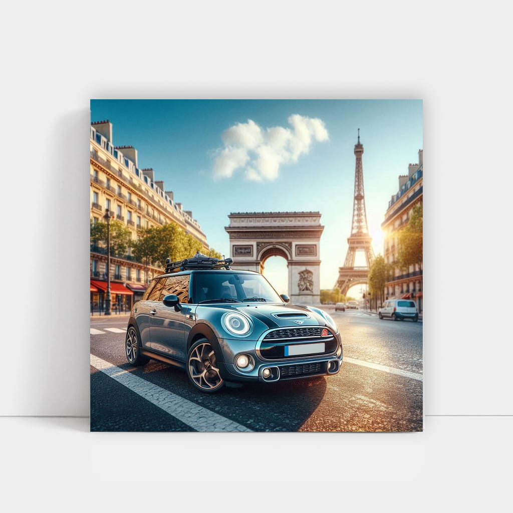 Mini Cooper Se Par Wall Art