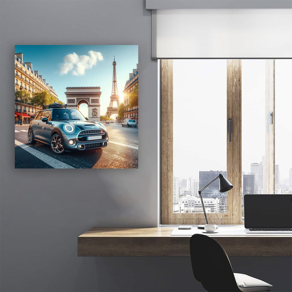 Mini Cooper Se Par Wall Art