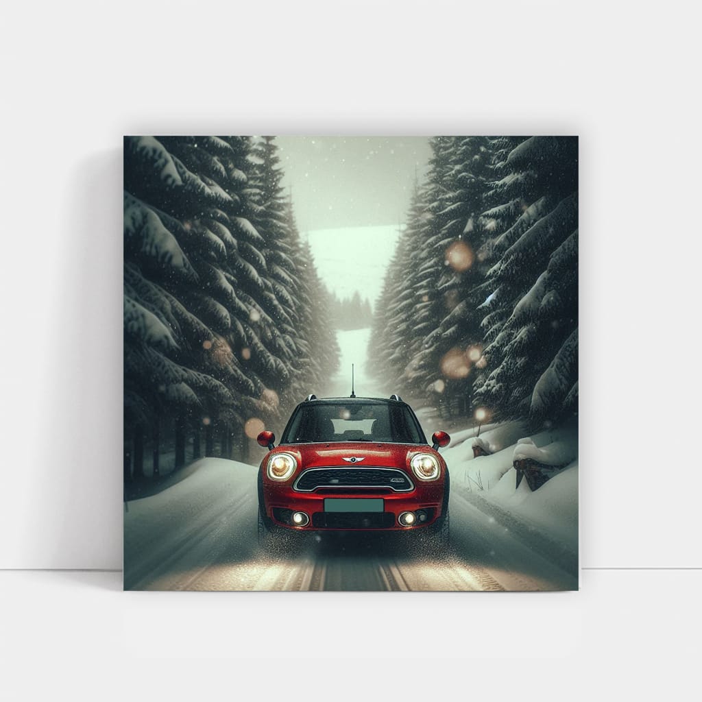 Mini Countryman Snowfa Wall Art